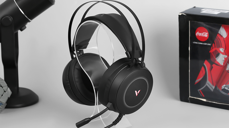 Tai nghe chụp tai Gaming Rapoo VH160 có thiết kế sang trọng, hiện đại